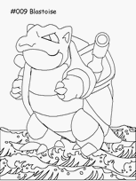 coloriage pokemon blastoise